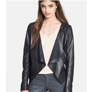 Trouve Black Leather Women's Jacket
